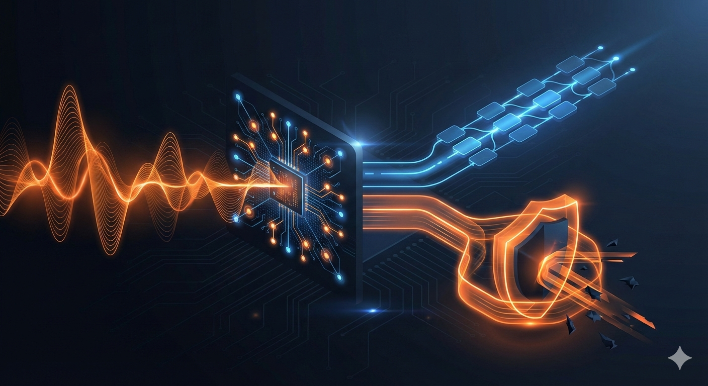 AI Voice Analytics Dashboard showing sentiment analysis